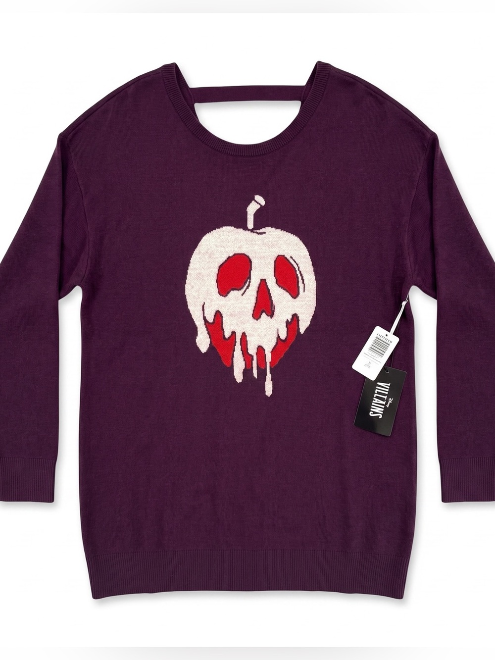 Rare Torrid Disney Snow White Poison Apple Crossback Sweater 2X NWT